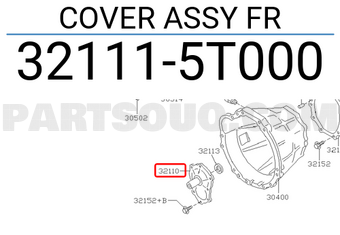Nissan 321115T000 COVER ASSY FR