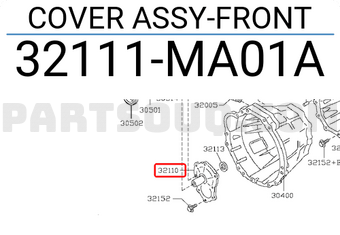 Nissan 32111MA01A COVER ASSY-FRONT