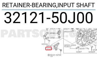Nissan 3212150J00 RETAINER-BEARING,INPUT SHAFT