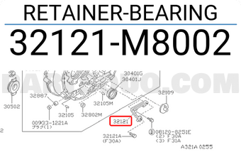 Nissan 32121M8002 RETAINER-BEARING
