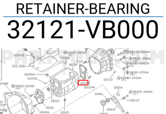 Nissan 32121VB000 RETAINER-BEARING