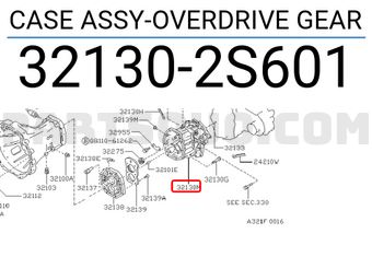 Nissan 321302S601 CASE ASSY-OVERDRIVE GEAR