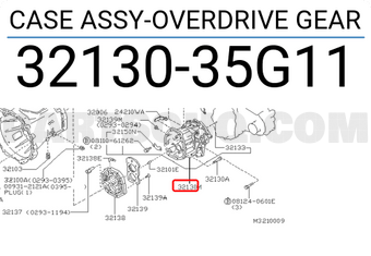 Nissan 3213035G11 CASE ASSY-OVERDRIVE GEAR