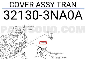 Nissan 321303NA0A COVER ASSY TRAN