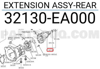 Nissan 32130EA000 EXTENSION ASSY-REAR