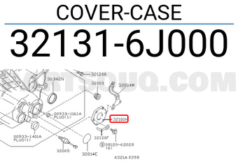 Nissan 321316J000 COVER-CASE