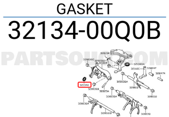 Nissan 3213400Q0B GASKET
