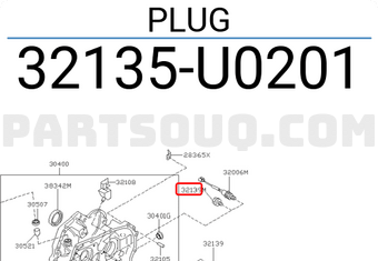Nissan 32135U0201 PLUG