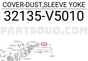 Nissan 32135V5010 COVER-DUST,SLEEVE YOKE