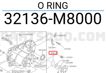 Nissan 32136M8000 O RING