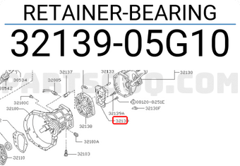 Nissan 3213905G10 RETAINER-BEARING