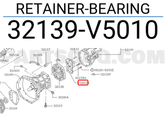 Nissan 32139V5010 RETAINER-BEARING