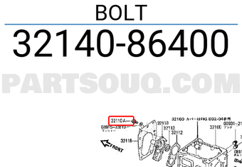 Nissan 3214086400 BOLT