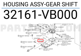 Nissan 32161VB000 HOUSING ASSY-GEAR SHIFT