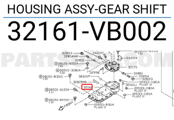 Nissan 32161VB002 HOUSING ASSY-GEAR SHIFT