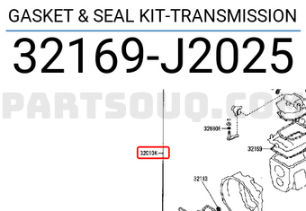 Nissan 32169J2025 GASKET & SEAL KIT-TRANSMISSION