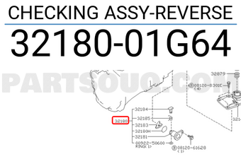 Nissan 3218001G64 CHECKING ASSY-REVERSE