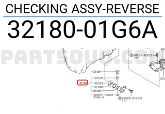 Nissan 3218001G6A CHECKING ASSY-REVERSE