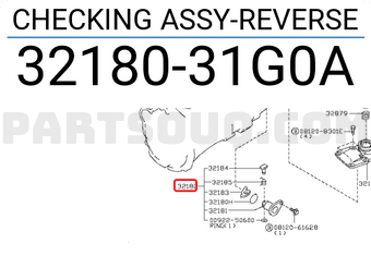 Nissan 3218031G0A CHECKING ASSY-REVERSE