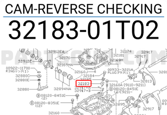 Nissan 3218301T02 CAM-REVERSE CHECKING