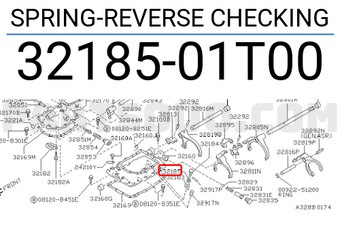 Nissan 3218501T00 SPRING-REVERSE CHECKING