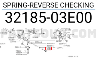 Nissan 3218503E00 SPRING-REVERSE CHECKING
