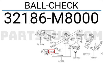 Nissan 32186M8000 BALL-CHECK
