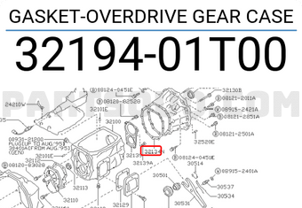 Nissan 3219401T00 GASKET-OVERDRIVE GEAR CASE