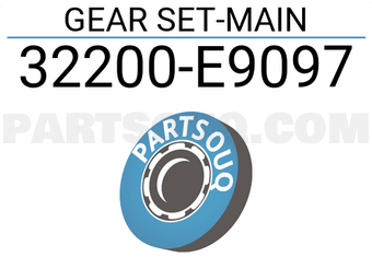 Nissan 32200E9097 GEAR SET-MAIN