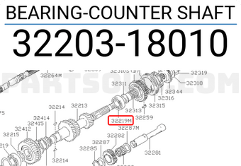 Nissan 3220318010 BEARING-COUNTER SHAFT