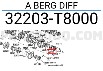 Nissan 32203T8000 A BERG DIFF