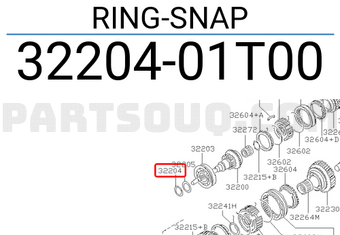 Nissan 3220401T00 RING-SNAP