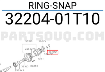 Nissan 3220401T10 RING-SNAP