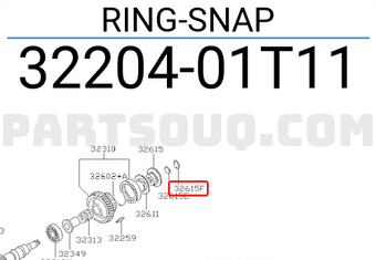 Nissan 3220401T11 RING-SNAP