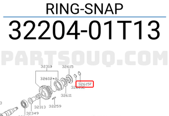 Nissan 3220401T13 RING-SNAP