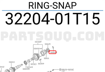 Nissan 3220401T15 RING-SNAP