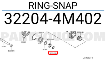Nissan 322044M402 RING-SNAP
