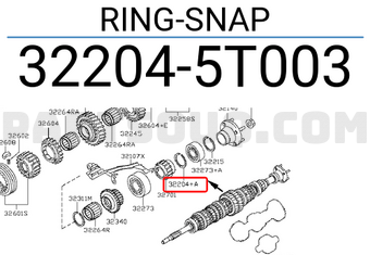 Nissan 322045T003 RING-SNAP
