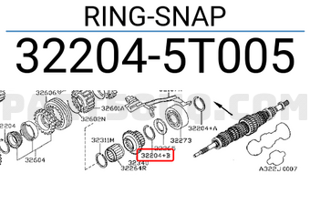 Nissan 322045T005 RING-SNAP