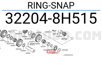 Nissan 322048H515 RING-SNAP