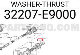 Nissan 32207E9000 WASHER-THRUST