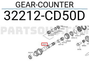Nissan 32212CD50D GEAR-COUNTER