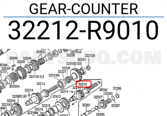 Nissan 32212R9010 GEAR-COUNTER