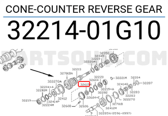 Nissan 3221401G10 CONE-COUNTER REVERSE GEAR