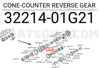 Nissan 3221401G21 CONE-COUNTER REVERSE GEAR
