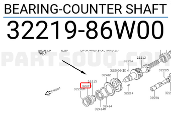 Nissan 3221986W00 BEARING-COUNTER SHAFT