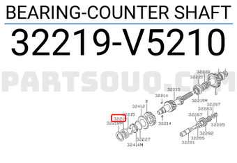 Nissan 32219V5210 BEARING-COUNTER SHAFT