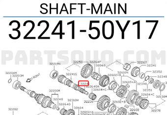 Nissan 3224150Y17 SHAFT-MAIN