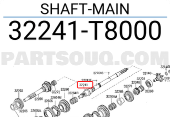 Nissan 32241T8000 SHAFT-MAIN