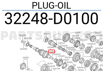 Nissan 32248D0100 PLUG-OIL